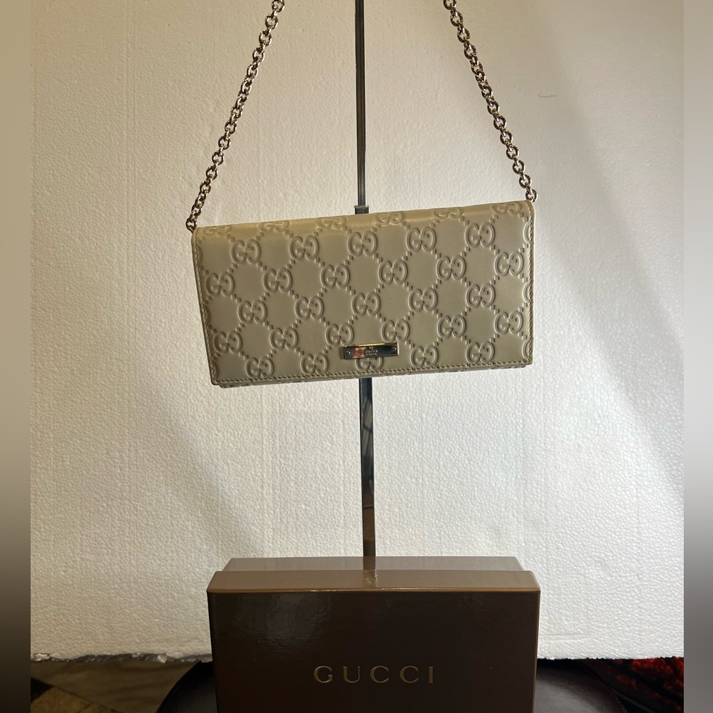Authentic 3in1 Gucci Guccissima GG Leather Long Wallet..NWT 100% Authentic ..